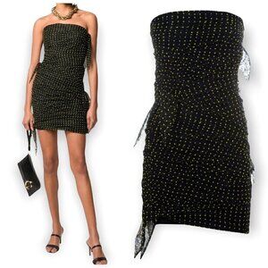 Philosophy Di Lorenzo Serafini Polka Dot Strapless Mini Dress, 8, New with tag